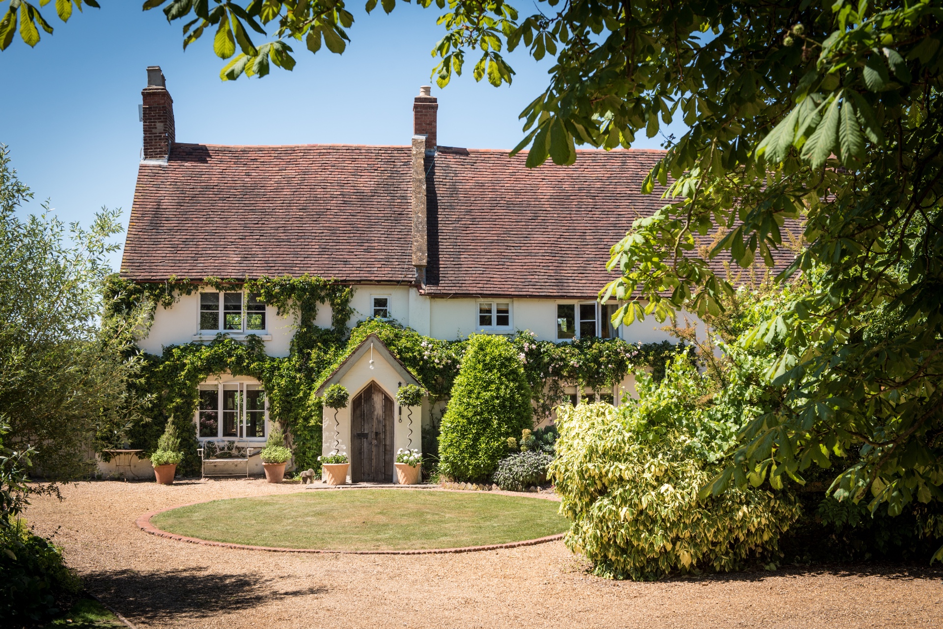 An absolutely idyllic 400-year old home with enchanting interiors and picturesque gardens