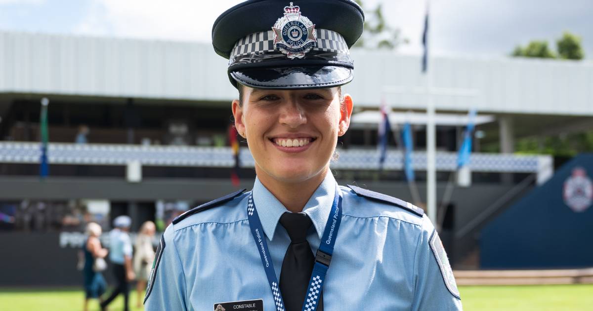 Say hello to Mount Isa's newest police officer, Darci Perry