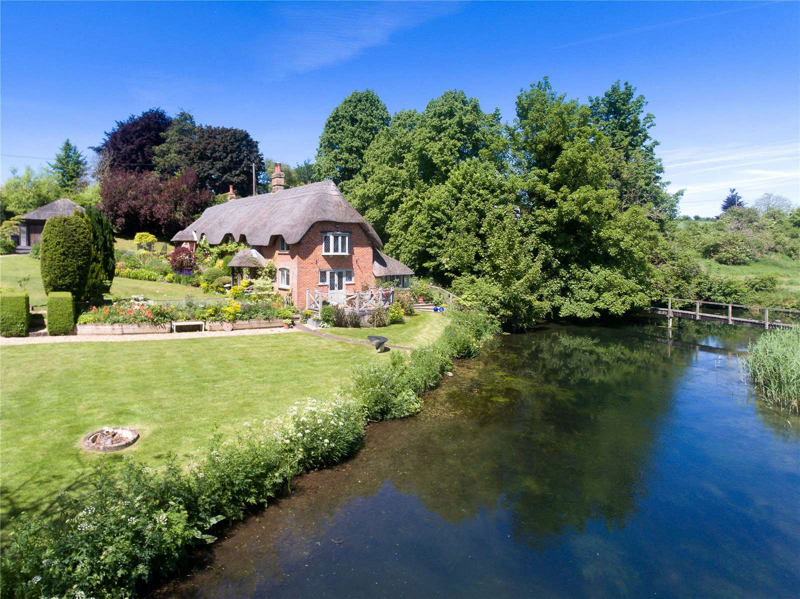 A glorious house for sale in Hampshire that seems to fulfil every bucolic dream