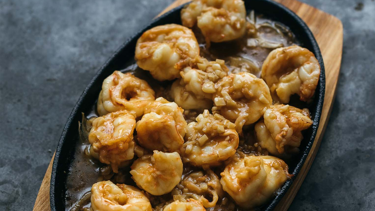 Garlic Butter Prawns Recipe, from Adam Liaw