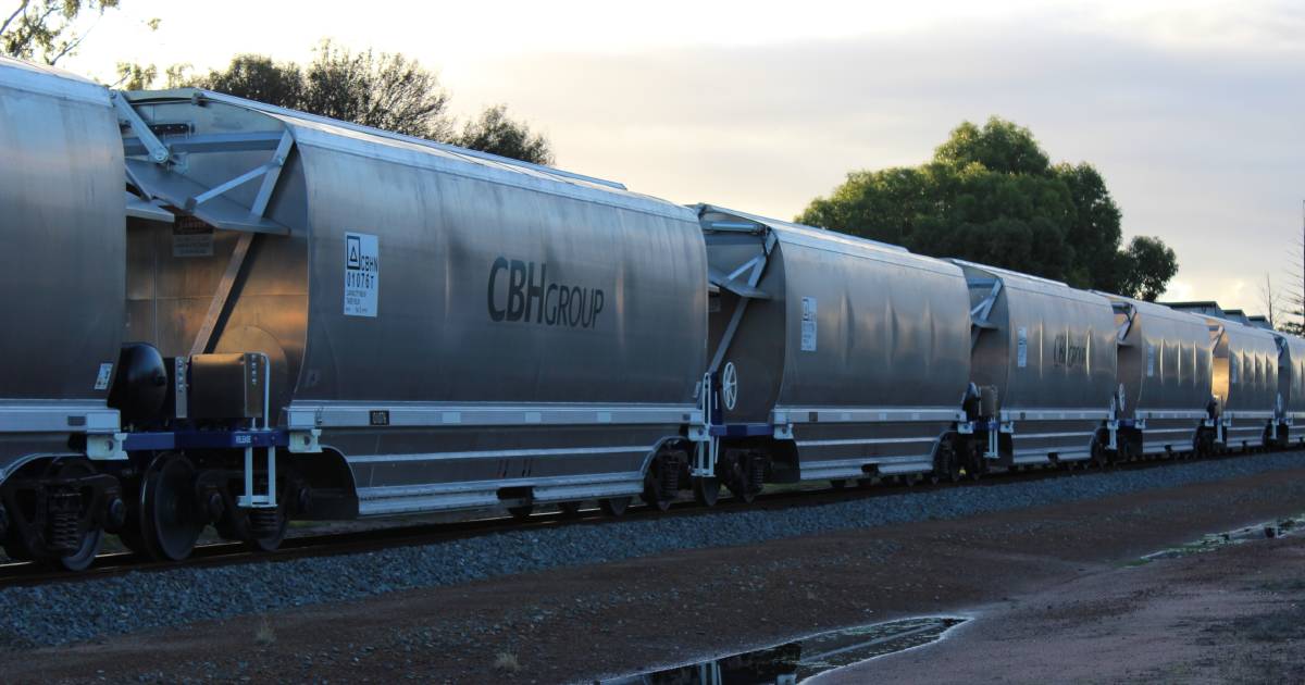 CBH train derailment at Wagin