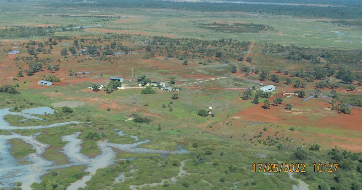 Luxury levels of water out the back of Bourke