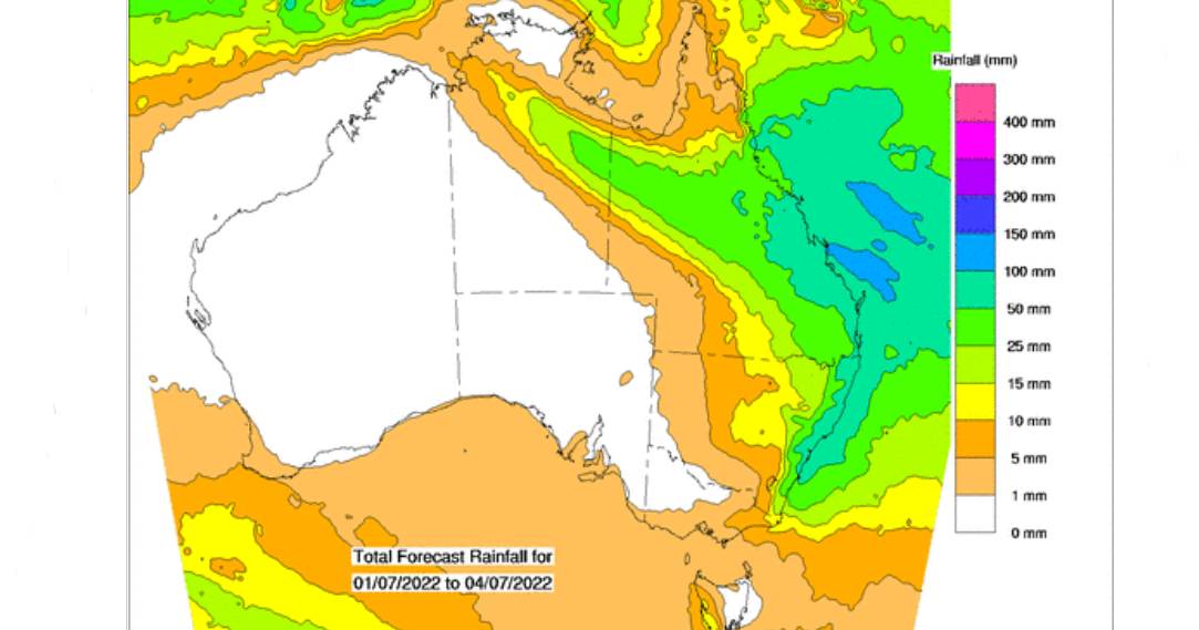 Rain set to tumble down in July