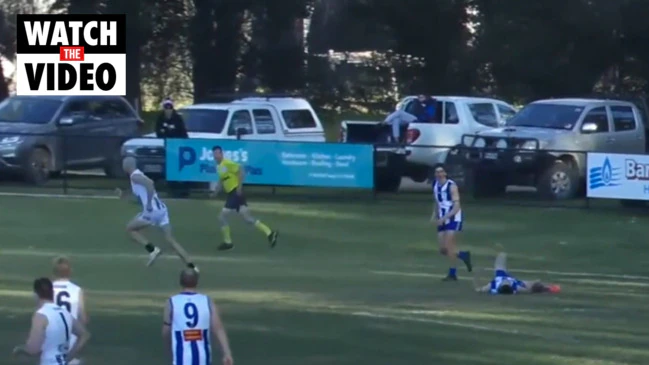 Former Magpie Ben Reid suspended for this hit