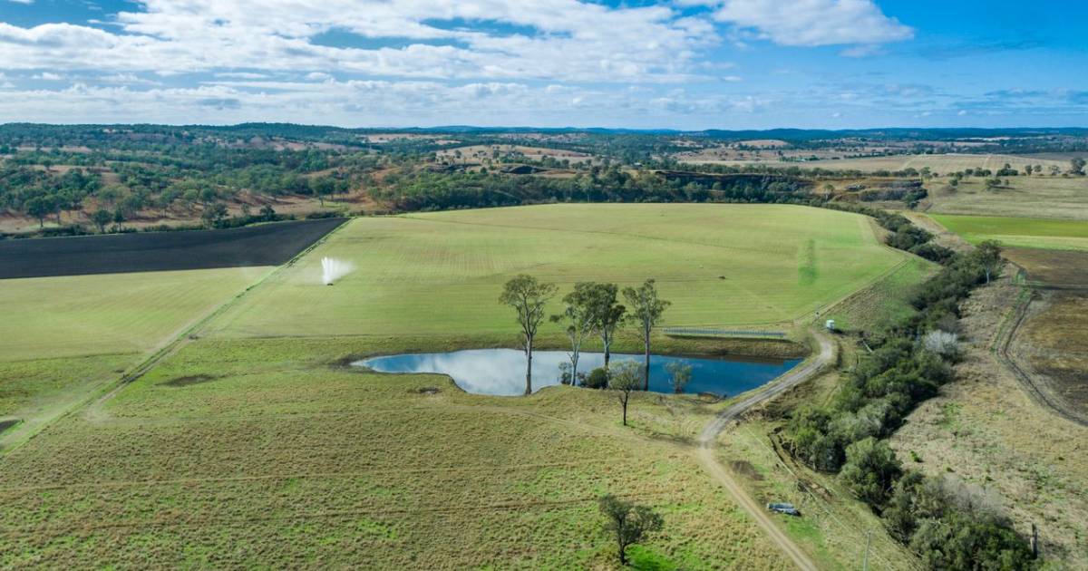 High production South Burnett irrigation farm