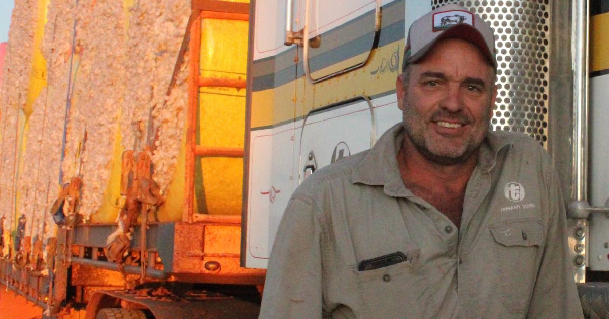 Celebrity truck driver delivers NT cotton to Queensland