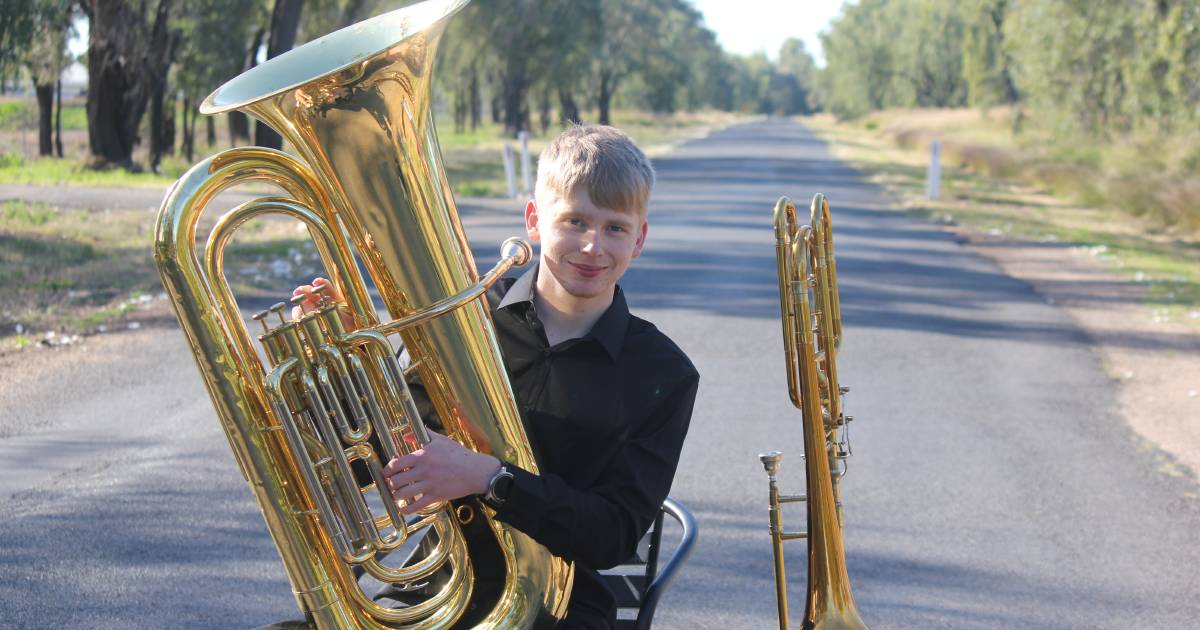 Young tuba player taking his music beyond Emerald