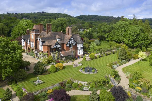 A striking Gothic style Victorian mansion in Kent with expertly designed interiors