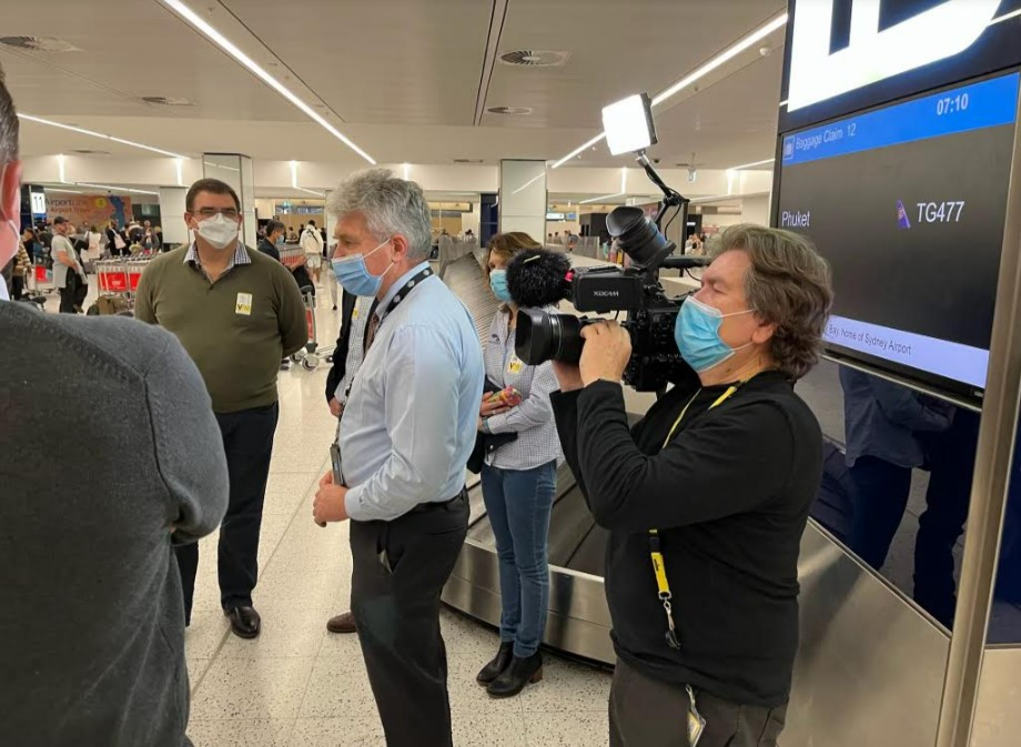 Livestock leaders see Sydney airport biosecurity first hand