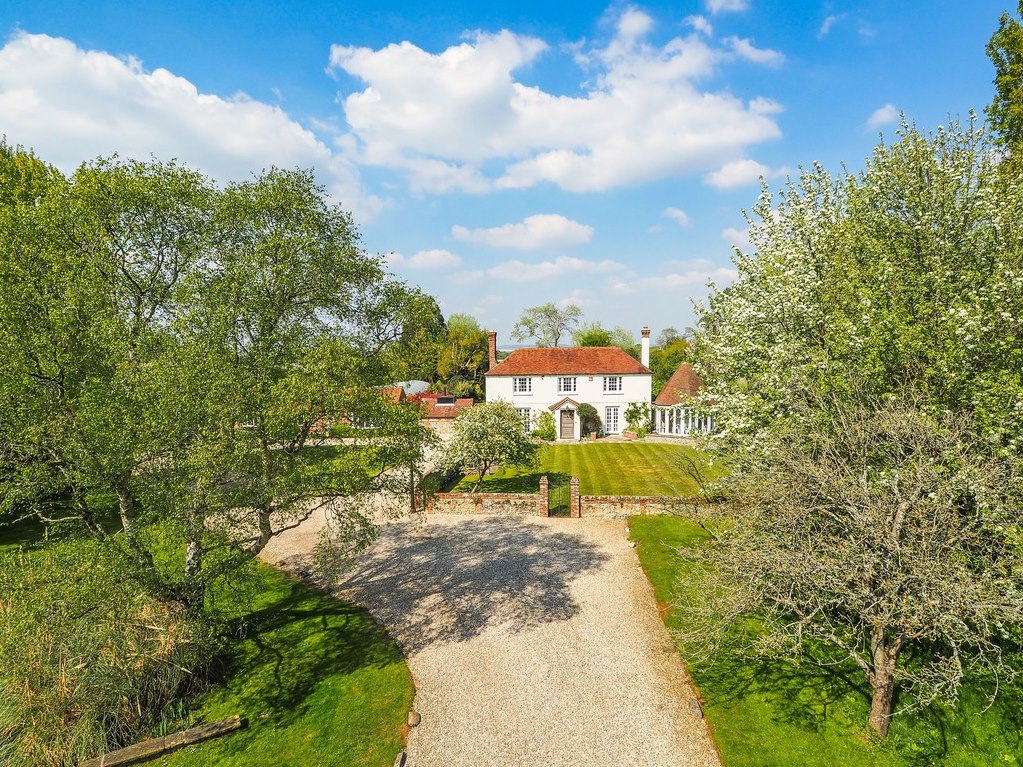 A handsome former shooting lodge near Chichester Harbour that is brimming with magnificent features