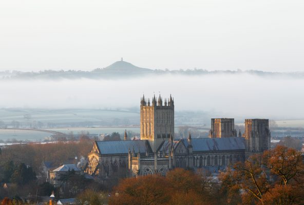 A walk from Glastonbury Tor to Wells Cathedral