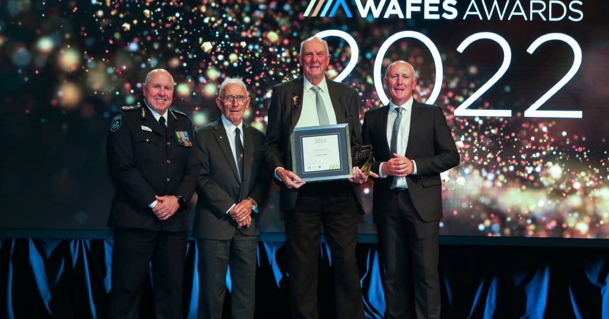 Firefighting award winner a humble hero