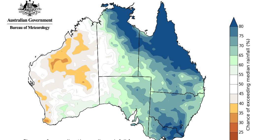 BOM predicts early La Nina wet season