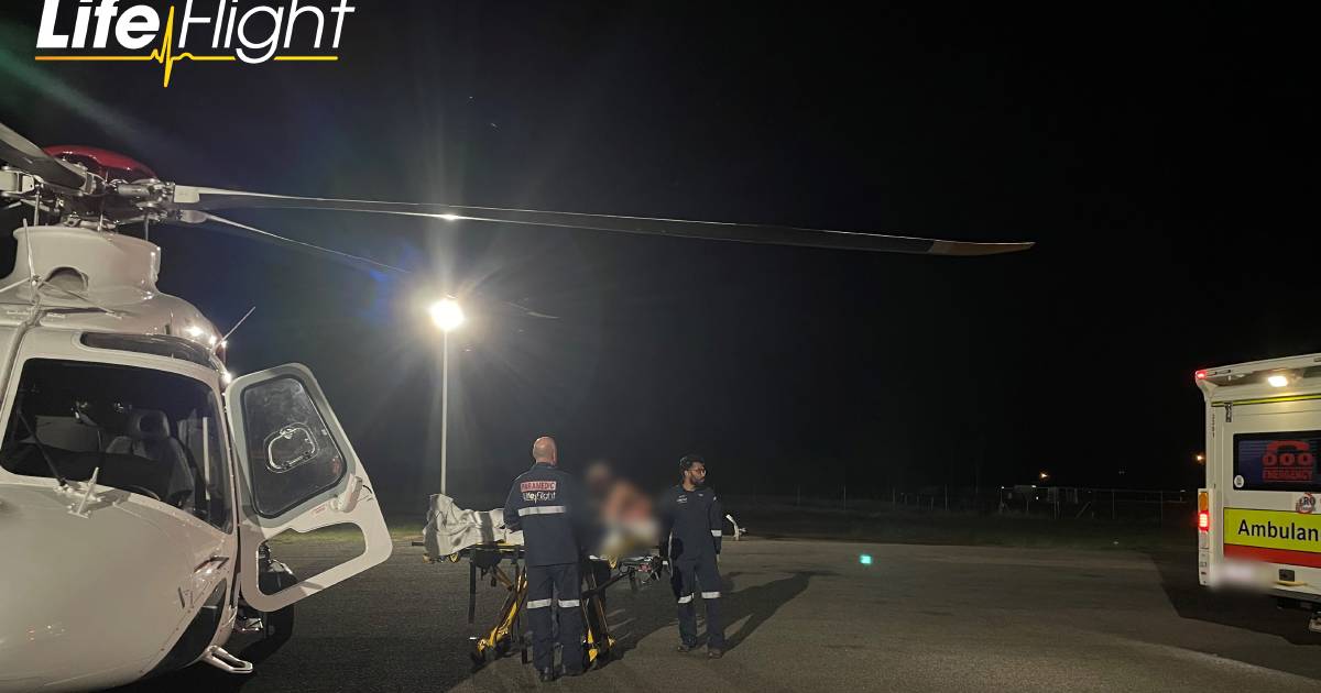 Roma LifeFlight chopper airlifts man injured in truck rollover | Queensland Country Life