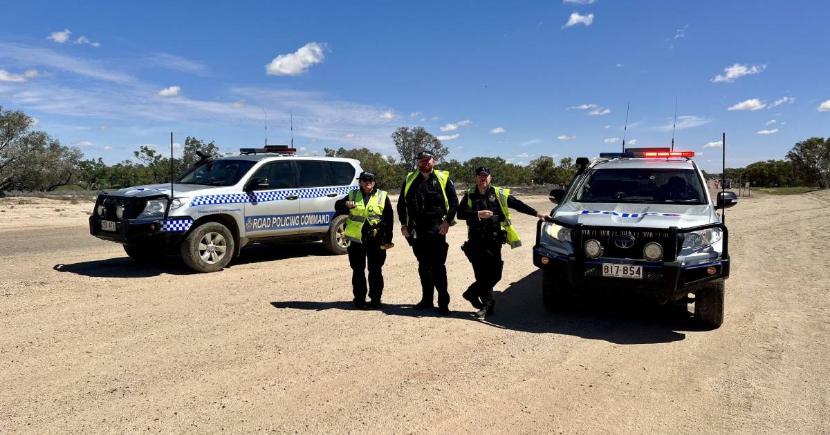 Highway Patrol reports some good behaviour at Birdsville