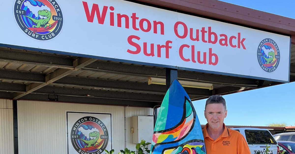 Why this outback motel put a surf club up 900km from the beach