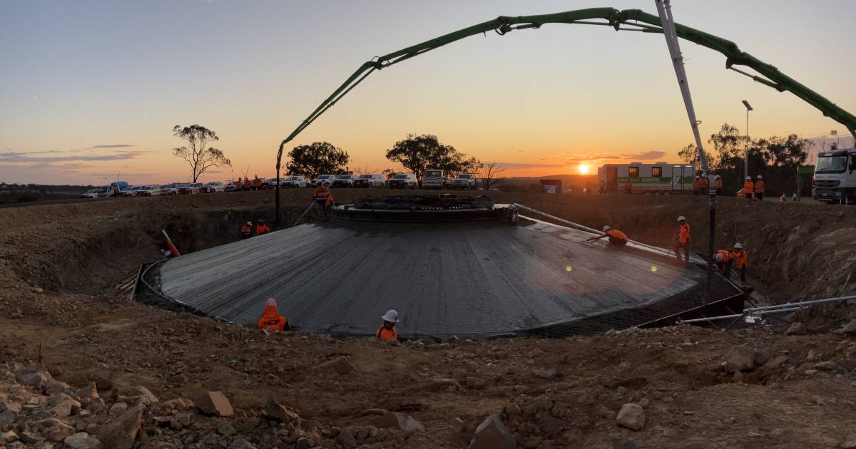 First foundation poured for Southern Hemisphere’s largest wind farm | Queensland Country Life