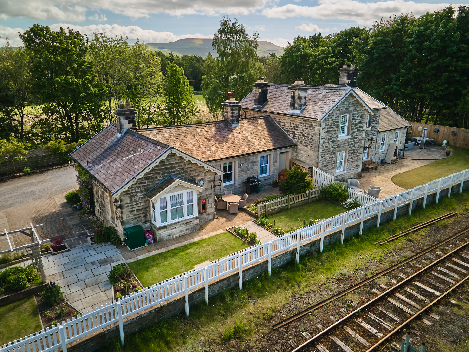 A charming former station house that will delight train fans young and old