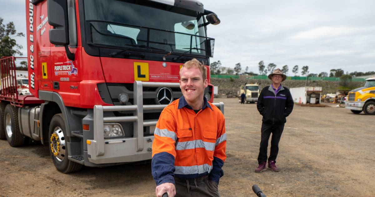 Cerebral palsy no barrier for this truck driver