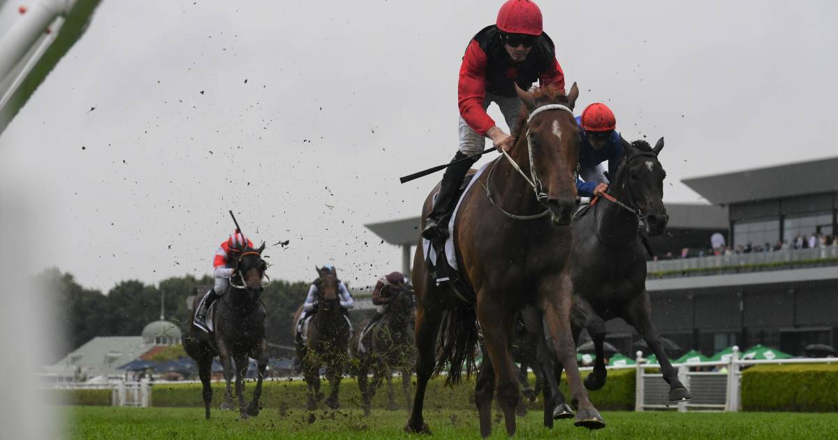 Off and racing despite the deluge