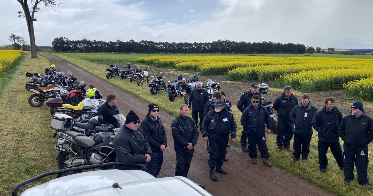 Interstate riders soak up WA crop tour