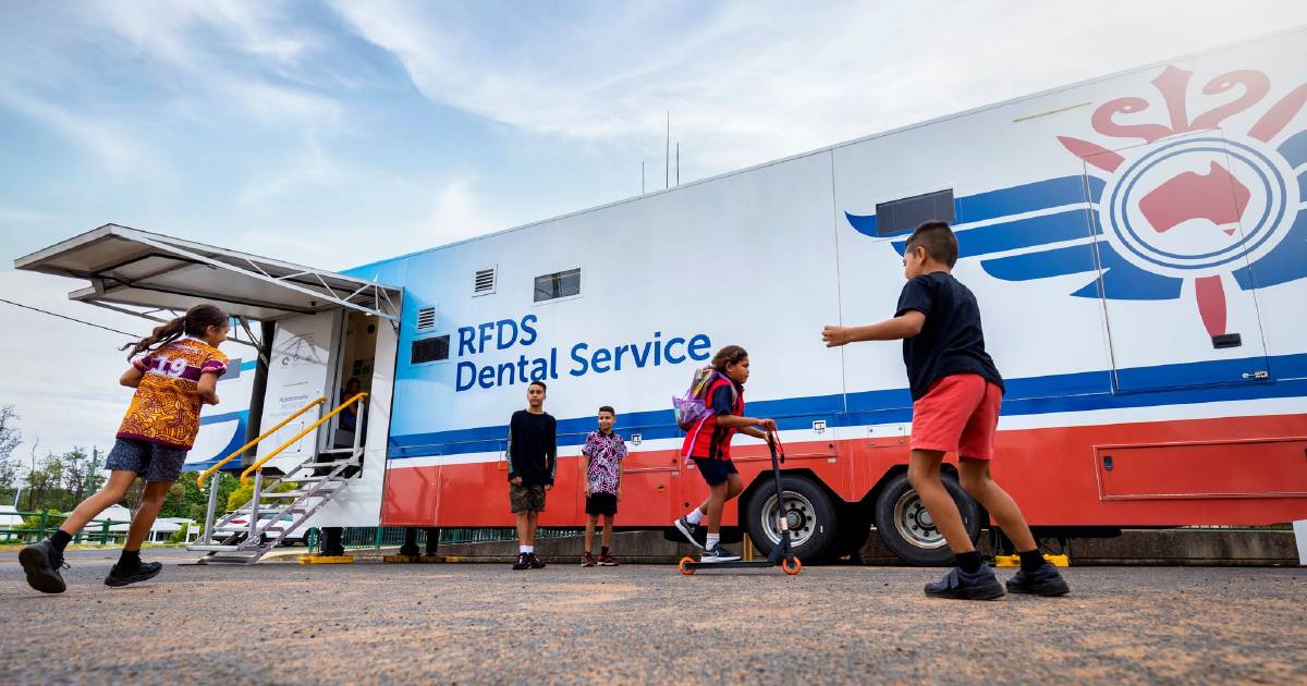 Mobile dental service visiting Winton