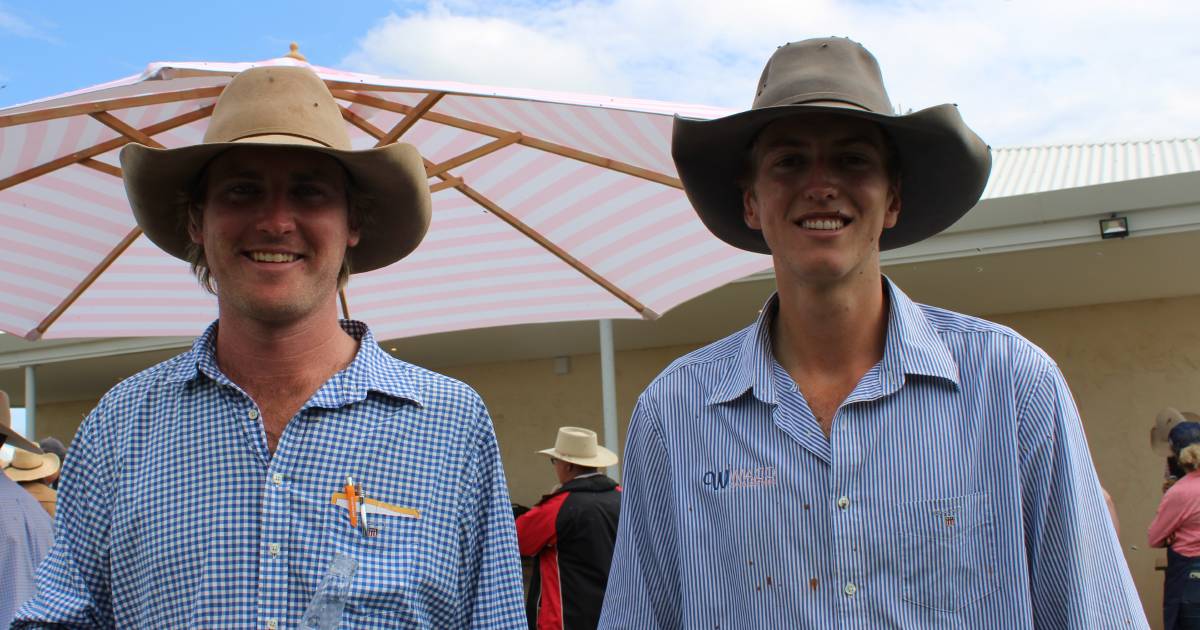 Faces from Waco's Santa Gertrudis bull sale