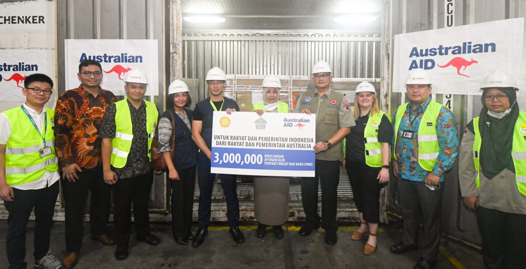 Second delivery of FMD vaccines arrive in Indonesia