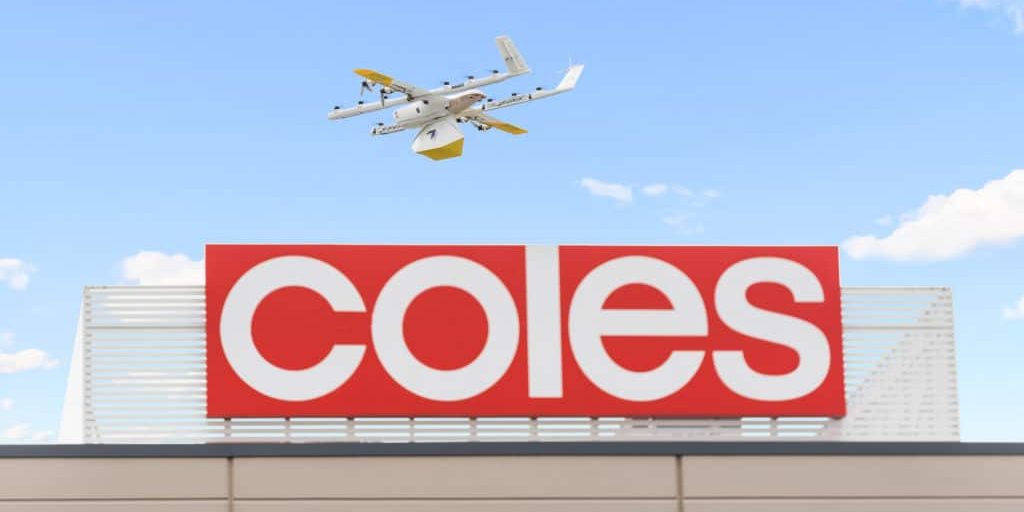 Supermarket retailer Coles launches first-ever store-to-door drone delivery