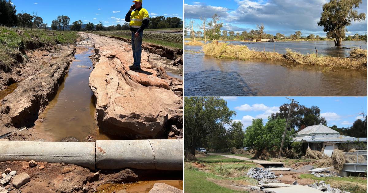 Freak flood at Eugowra