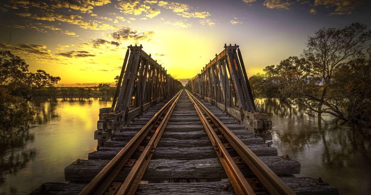 Stunning side of Walgett flood