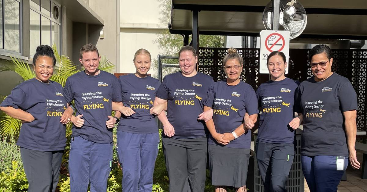 Isa hospital staff run more than 1,000km for RFDS