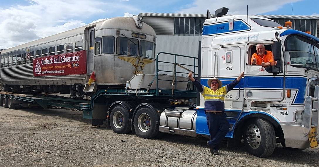 Two Ipswich iconic 2000 class rail motors relocated to Longreach as outback attraction | Queensland Country Life