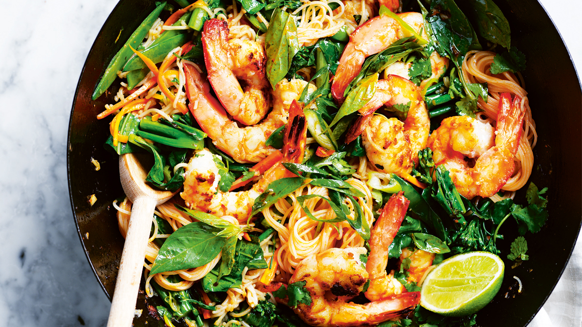 Harissa Prawn Noodle Recipe – Australian Country