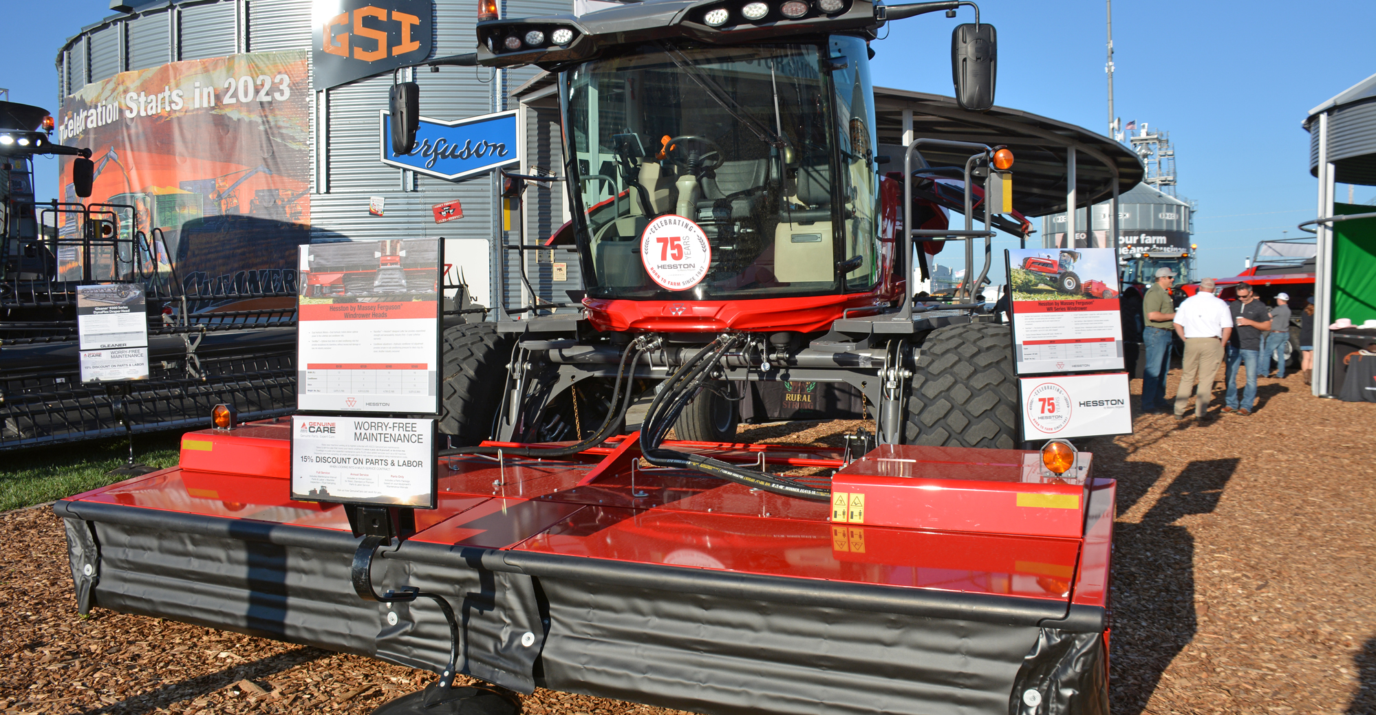 Evaluate new haying tools found at farm shows