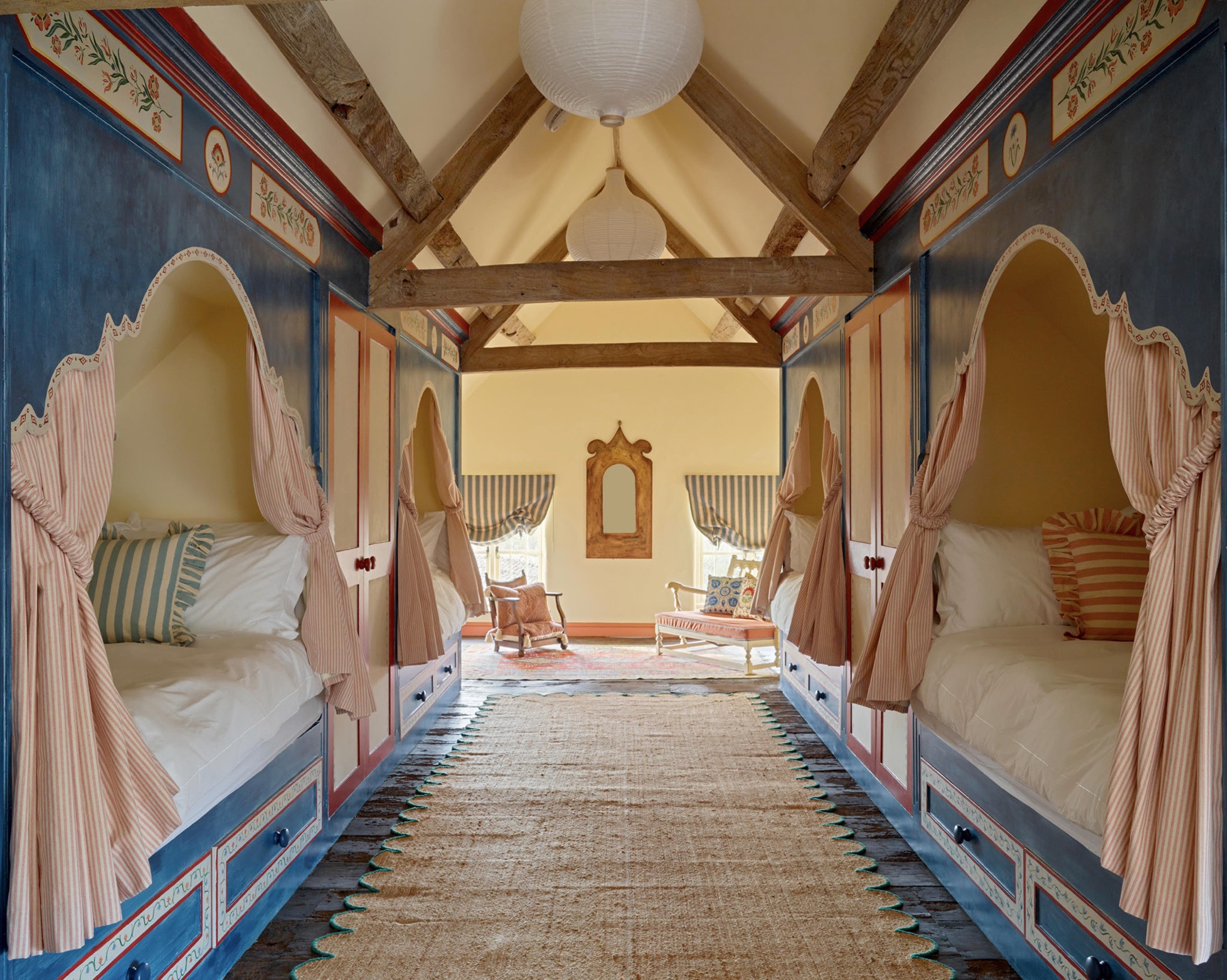 A Cotswolds attic that’s been turned into a fairytale fantasy bedroom