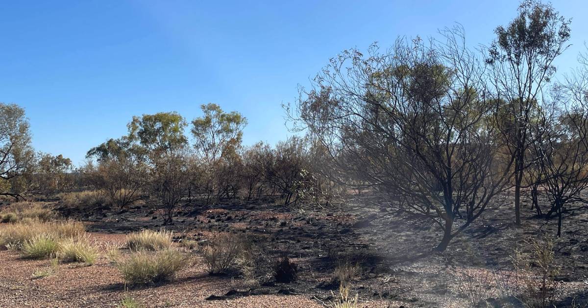 Barkly Highway, Mine reopened after grass fire