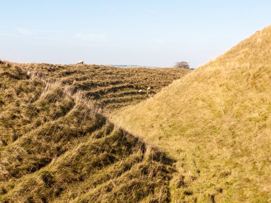 Maiden Castle, Dorset: An ancient hill fort the size of 50 football pitches