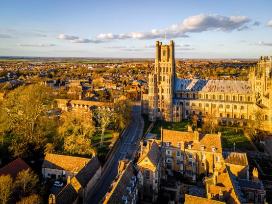 The Island of Ely, Cambridgeshire: Where 85ft above sea level is almost a mountain