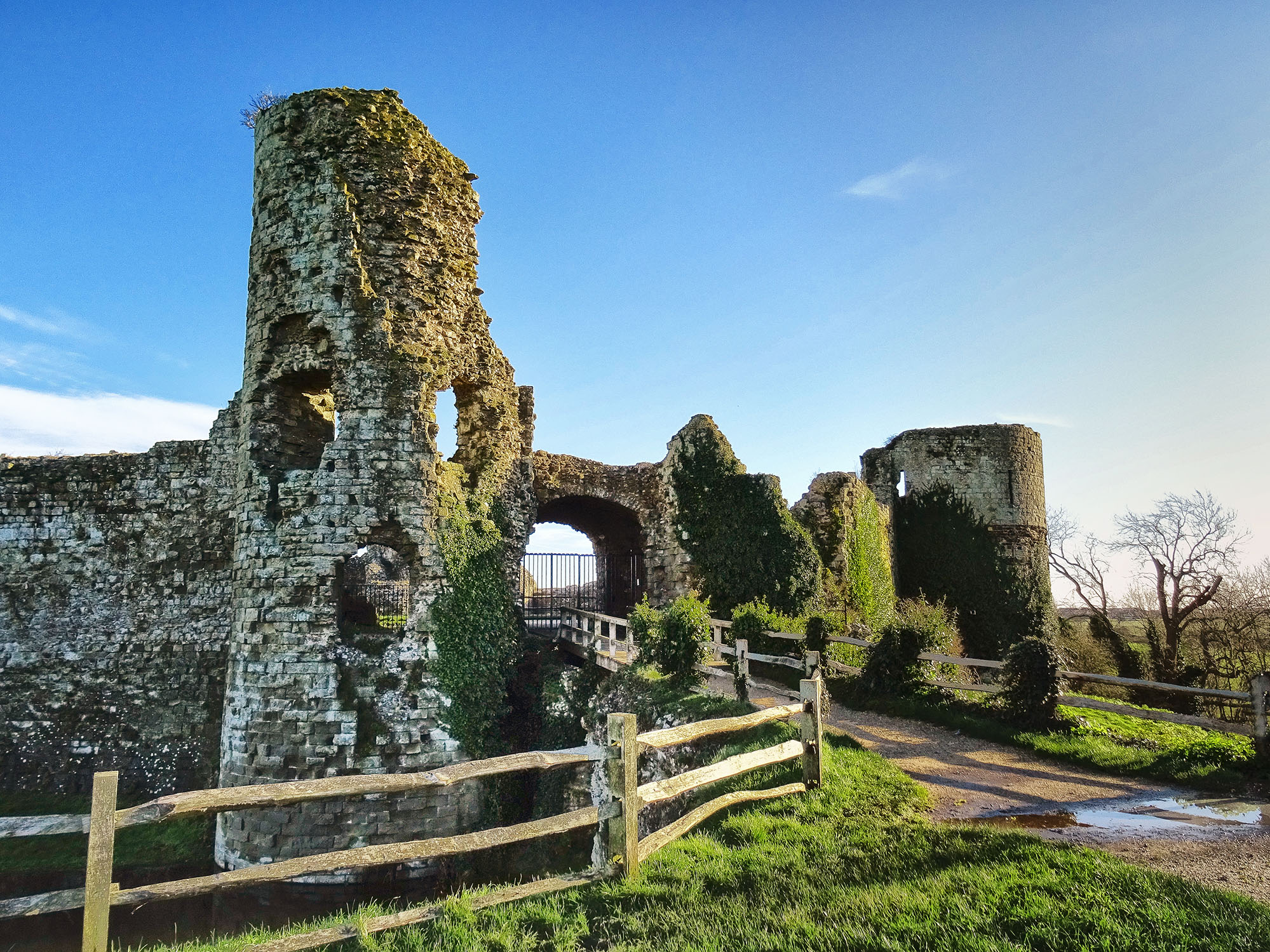 Pevensey Castle, East Sussex: The Roman castle that was still being used in World War II