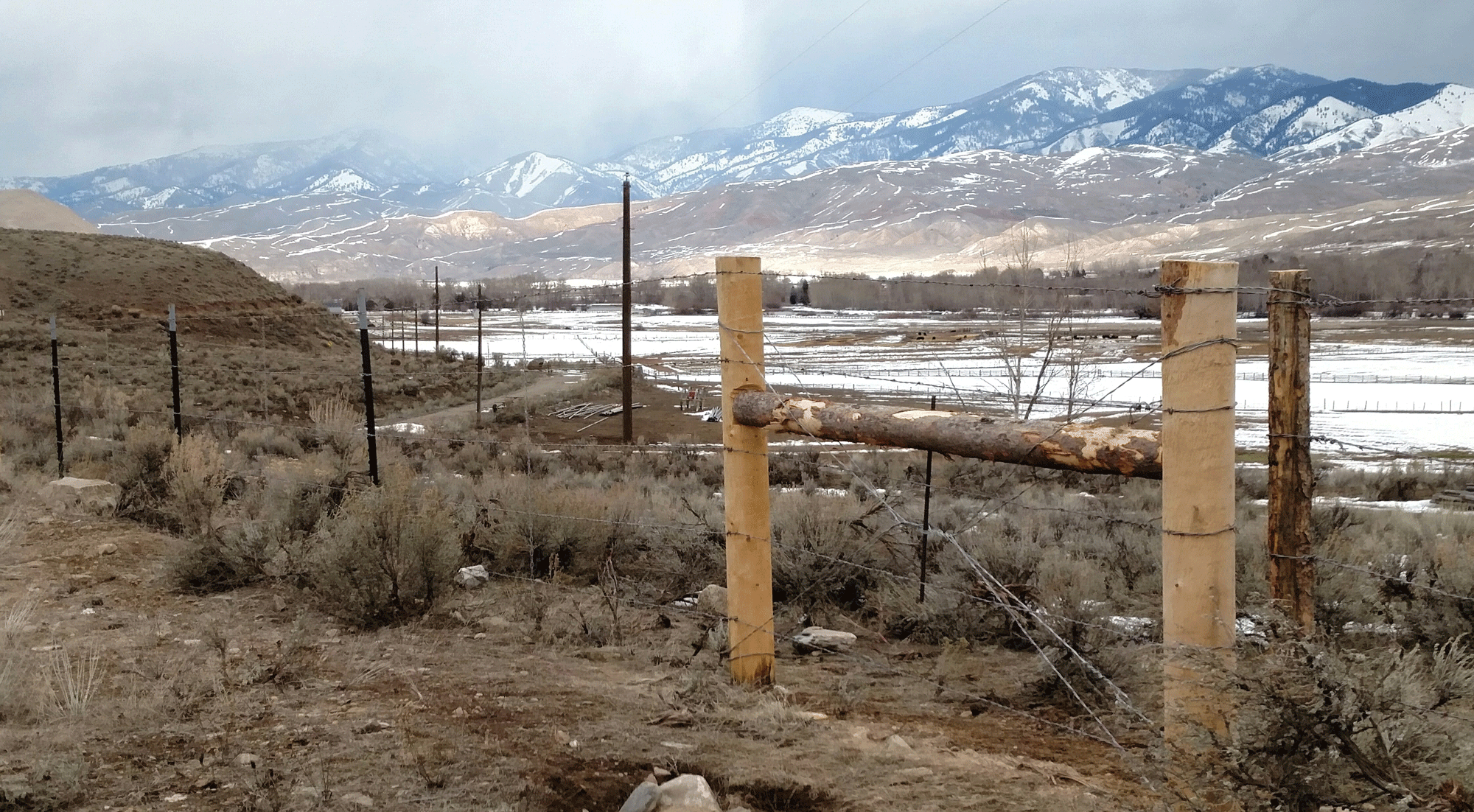 Barb-wire fence? You’ve got to brace it correctly