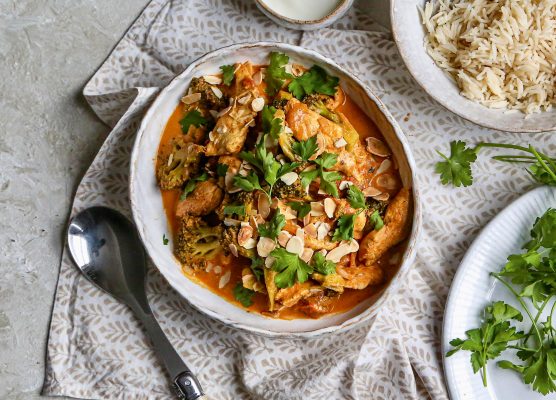 How to make butter chicken with broccoli