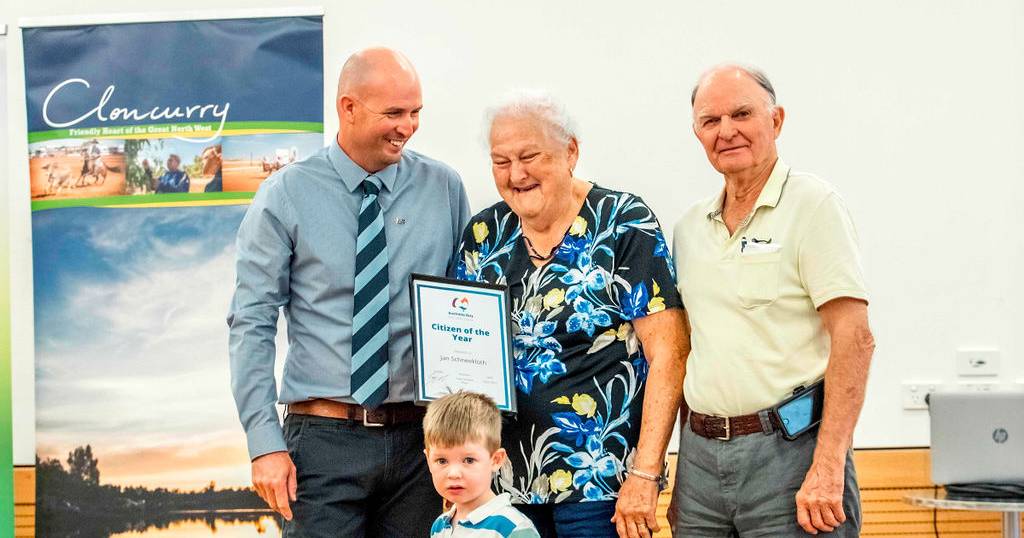 Jan Schneekloth named Cloncurry Citizen of the Year for 2023