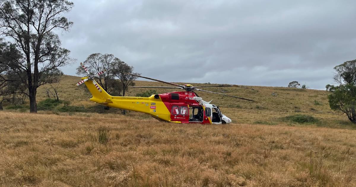 Teenage girl airlifted from farm after falling from horse