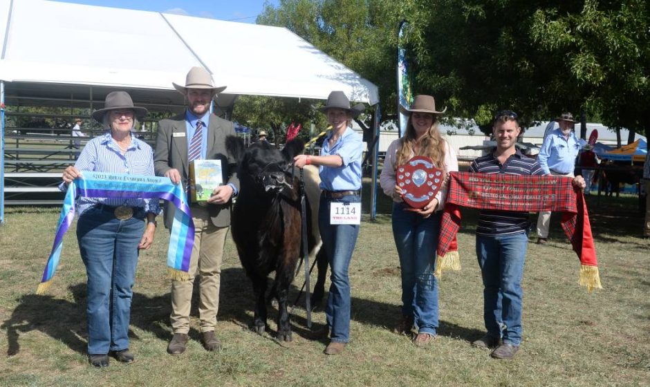 Canberra Royal 2023 Belted Galloway results Australian Country Life