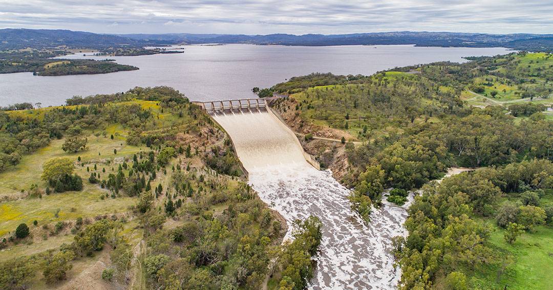 Months of floodwater overflows at Burrendong Dam receded for the first time now below 99 per cent says Water NSW | The Land