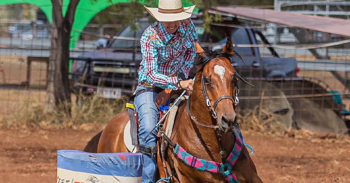 Fallen jockey Kristy rides high in barrel racing