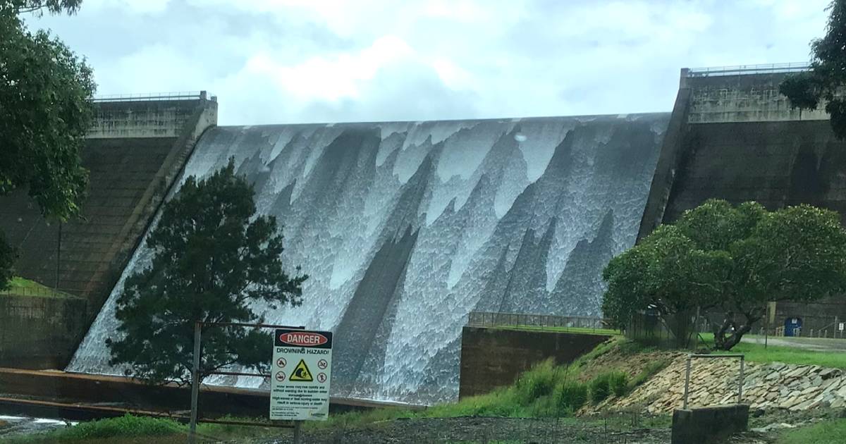 Dam overflows for first time in four years