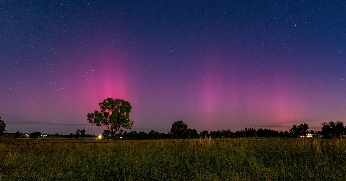 Dubbo photographs of Aurora Australis