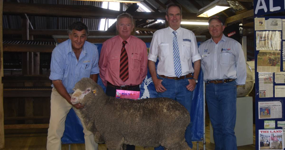 Alfoxton tops at $7,500 for Poll Merino ram.